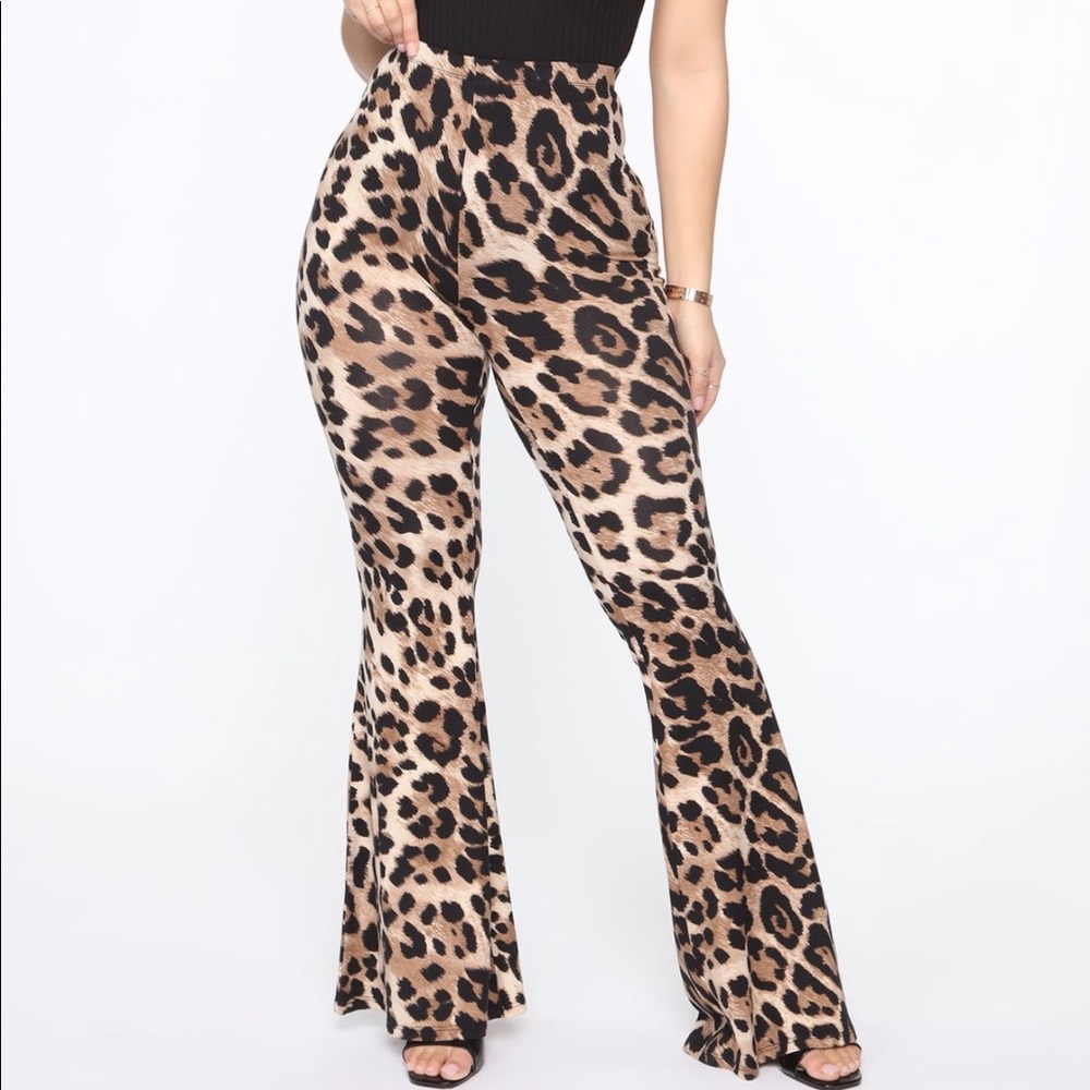 FashionNova Into the Wild flare pants